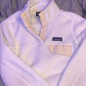 White Patagonia Button Up